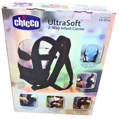 Chicco UltraSoft 2-Way Infant Carrier | Soft & Breathable Baby Carrier for 7.5-25 lbs