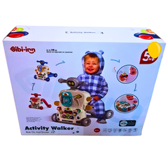 Bibi-inn 5-in-1 Activity Walker – Ride-On, Scooter, and Baby Walker with Lights, Sounds & Play Features | For Ages 6+ Months