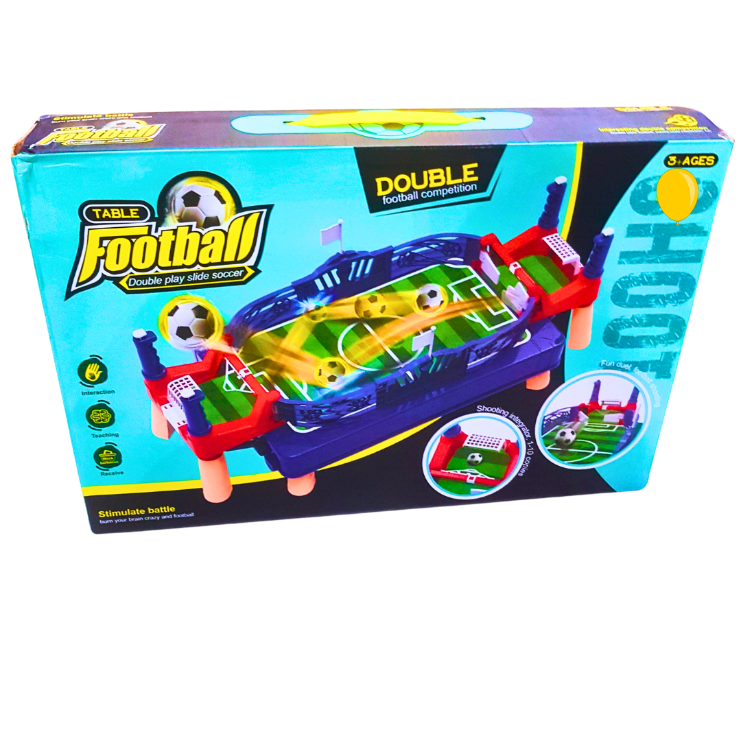 Double Play Slide Soccer Table Football Game - Fun Competitive Toy for Kids | Interactive 2-Player Football Action for Ages 3+