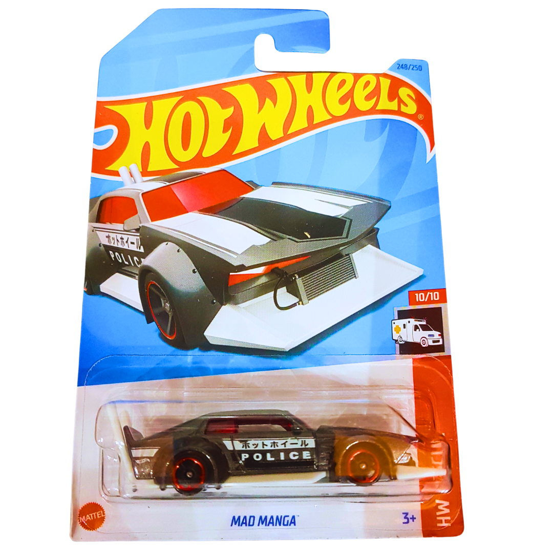 Hot Wheels Mad Manga – HW Hot Trucks Series | Police-Themed Die-Cast Toy Car for Kids