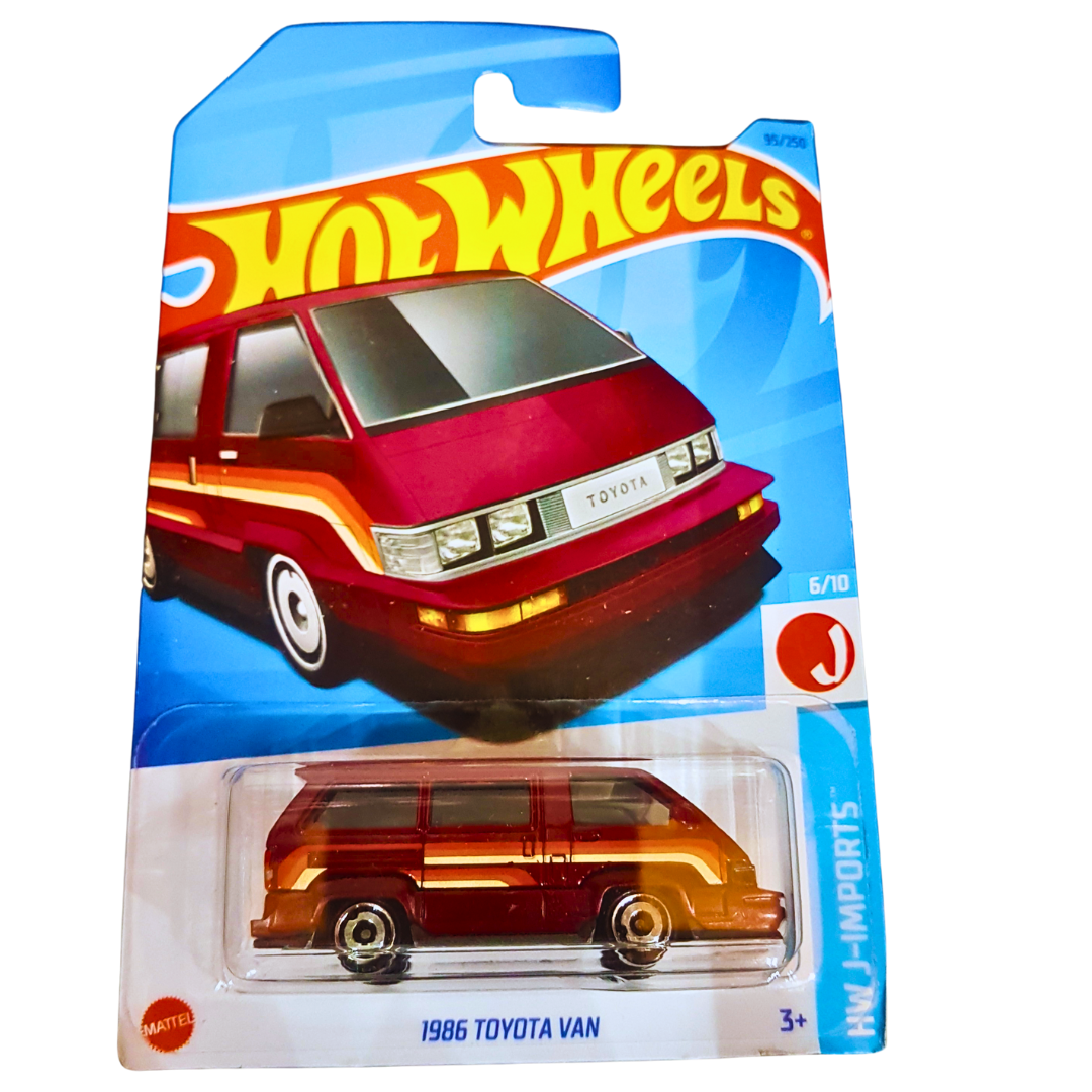 Hot Wheels 1986 Toyota Van – HW J-Imports Series | Retro Die-Cast Collectible for Kids & Collectors