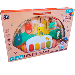 Pedal Fitness Frame for Infants - Interactive Play Gym with Music and Toys