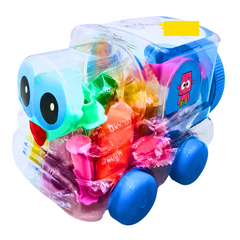 Kids’ Train-Shaped Candy & Dough Set – Fun & Colorful Treat Container