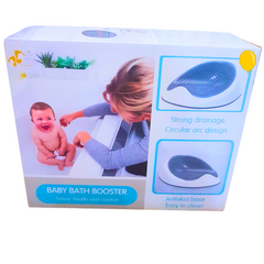 Baby Bath Booster Seat | Safe and Comfortable Baby Bath Support with Anti-Skid Base | 0+ Months