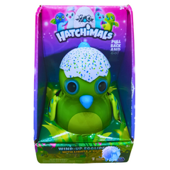 Hatchimals Wind-Up Eggliders - Interactive Pull-Back Toy with Lights & Sounds