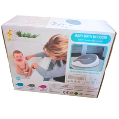 Baby Bath Booster Seat | Safe and Comfortable Baby Bath Support with Anti-Skid Base | 0+ Months