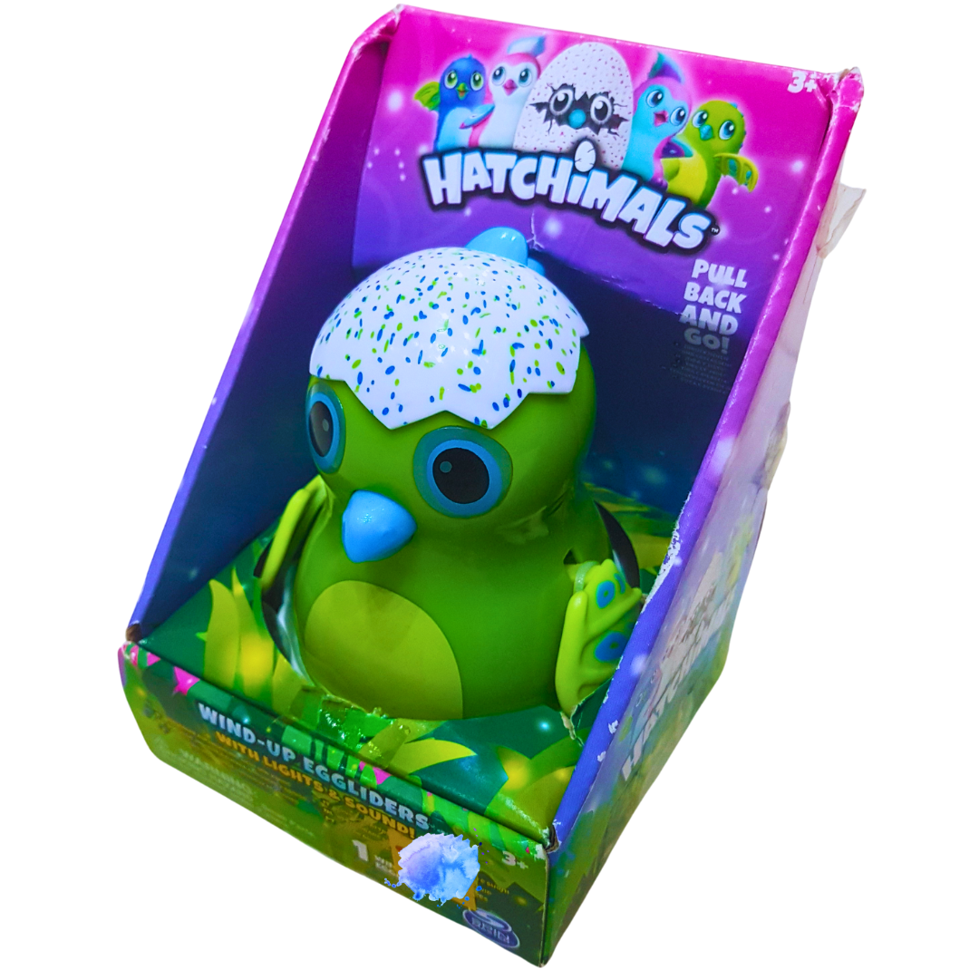 Hatchimals Wind-Up Eggliders - Interactive Pull-Back Toy with Lights & Sounds