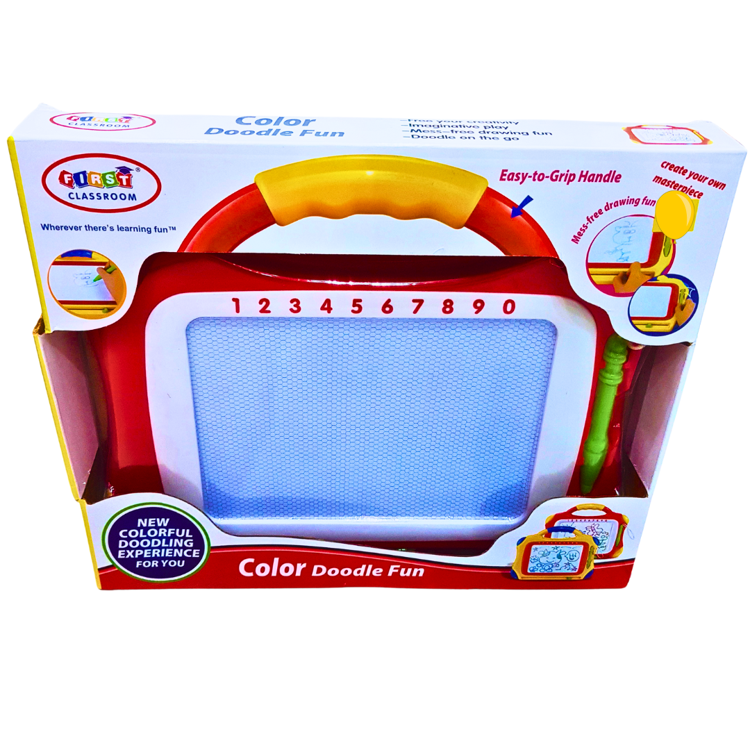 Color Doodle Fun Magnetic Drawing Board – Mess-Free Creative Doodle Toy for Kids (Ages 3+)