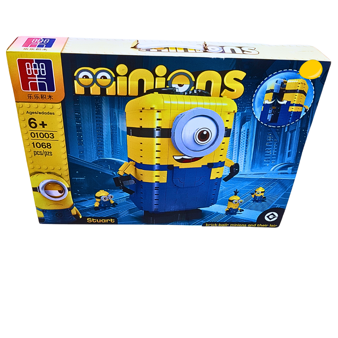 Minions Building Block Set – 1068-Piece DIY Construction Kit – Fun for Ages 6+