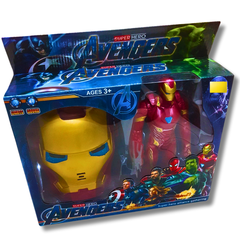 Avengers Superhero Iron Man Toy Set with Light & Sound Effects - Ages 3+