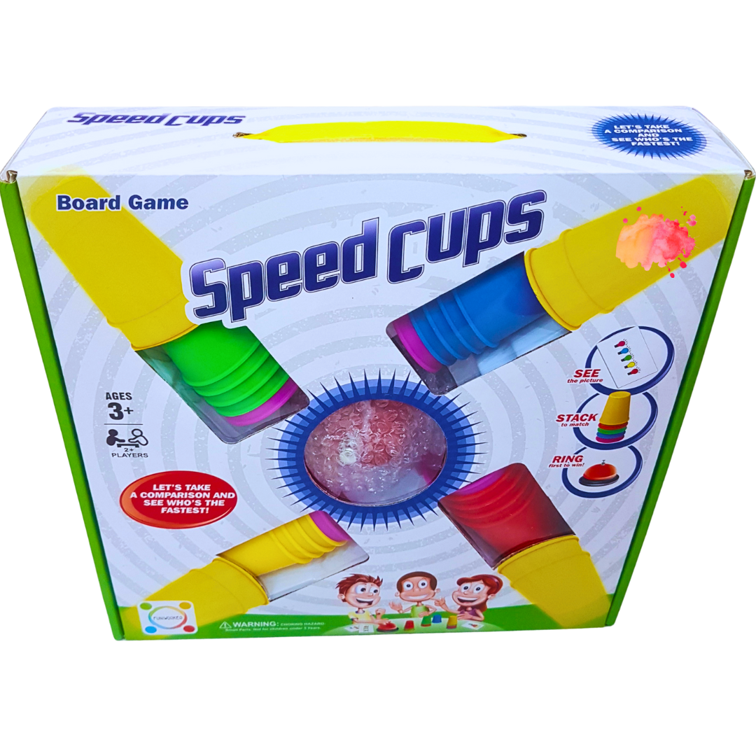 Speed Cups - Exciting Stacking Board Game for Kids