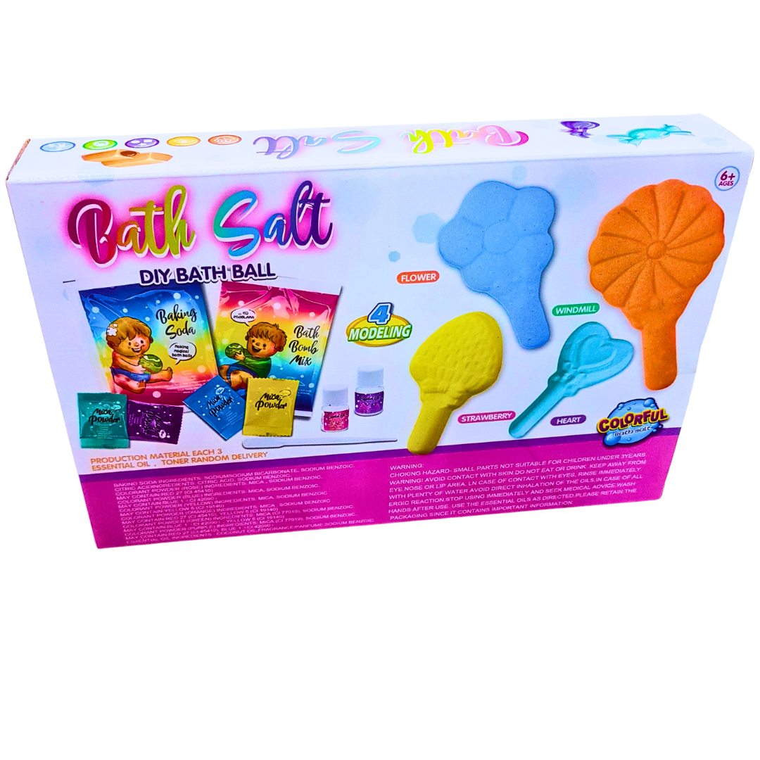 MCL DIY Bath Salt Lollipop Series – Create Fun, Colorful Bath Balls with Aroma Shower Fizzies | For Ages 6+ | Educational & Creative Kit