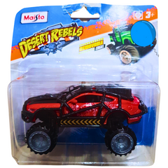 Maisto Desert Rebels Off-Road Truck – Red Adventure Edition with Removable Cage – For Ages 3+