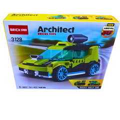 Architect Rocket Rally Car – 3-in-1 Racing Vehicle Building Set (241+ PCS)