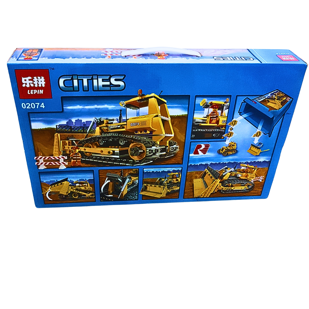 Lepin Cities Bulldozer Construction Set – 394 Pieces | Ages 6-12 | Creative Building Blocks