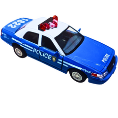 Diecast Police Car Toy with Opening Doors – Metal Model Vehicle for Kids | Ages 3+