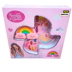 Sparkle &amp; Glitter Kids Makeup Set – Fun &amp; Safe Play Cosmetic Kit for Girls (Ages 3+)