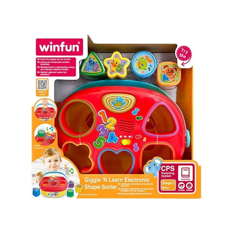 WINFUN Giggle 'N Learn Electronic Shape Sorter