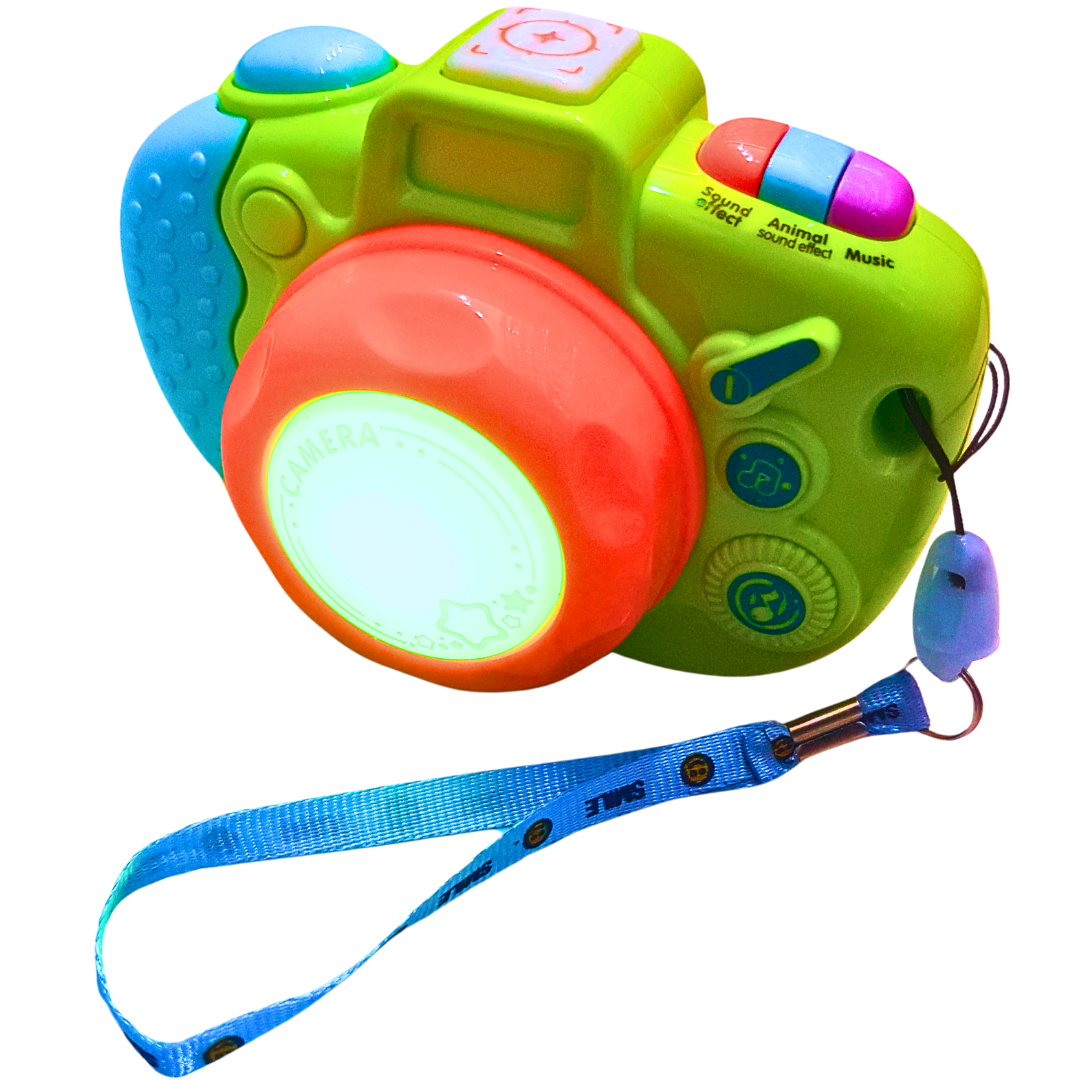 Musical Toy Camera with Flashing Lights and Fun Sound Effects – Perfect for Little Photographers