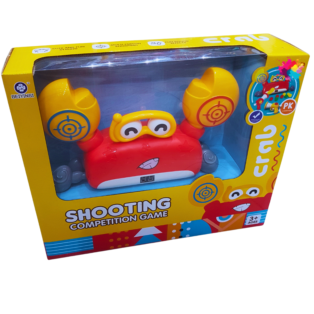 Crab Shooting Competition Game for Kids - Fun Target Practice Toy for Ages 3+