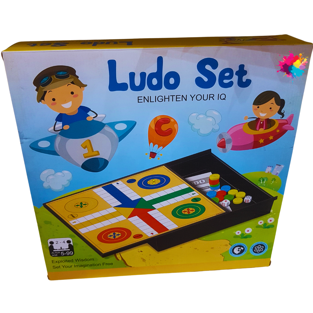 Ludo Board Game Set for Kids - Enlighten Your IQ and Spark Imagination