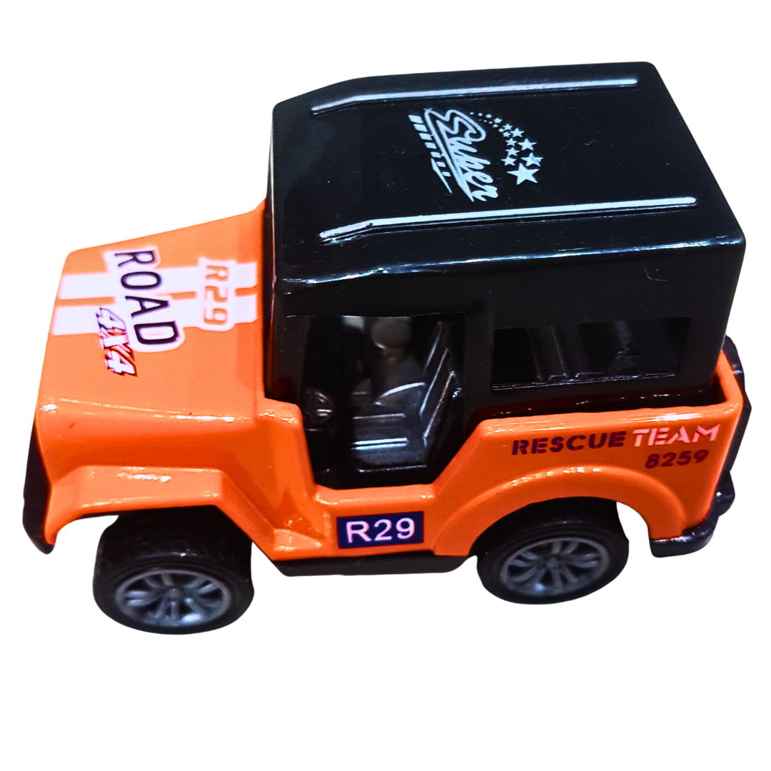 Mini 4x4 Rescue Team Toy Cars – Off-Road Die-Cast Vehicles for Kids | Available in 4 Colors | Sold Separately