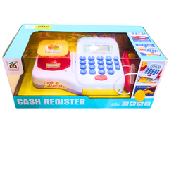 Interactive Cash Register Toy Playset – Realistic Checkout with Scanner, Card, and Play Money for Kids