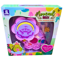 Avocado Relax Total Cosmetic Plate - Flower-Shaped Makeup Playset for Kids, Ages 5+