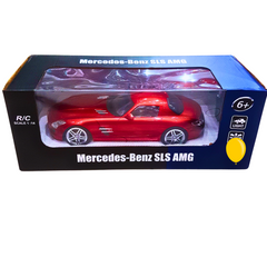 Mercedes-Benz SLS AMG Remote Control Car - 1:14 Scale R/C Toy with LED Lights for Kids (Ages 6+)