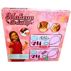 Makeup Dress Up Kit for Girls - Pretend Play Beauty Set for Ages 3+