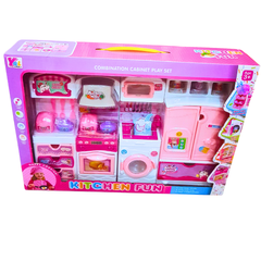 Kitchen Fun Combination Cabinet Play Set - Ultimate Kitchen Play Experience for Kids