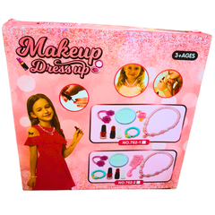 Makeup Dress Up Kit for Girls - Pretend Play Beauty Set for Ages 3+