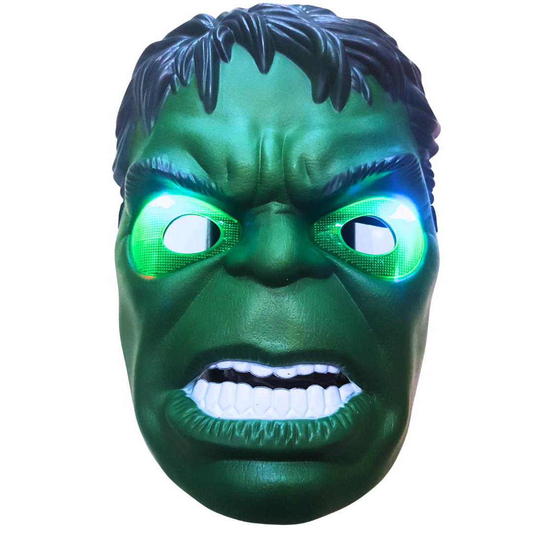 Hulk Hero Mask for Kids – Superhero Costume Accessory with Light-Up Eyes – For Ages 3+