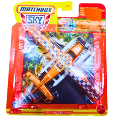 Matchbox Sky Busters Cessna Caravan Diecast Plane with Playmat (Ages 3+)