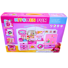 Kitchen Fun Combination Cabinet Play Set - Ultimate Kitchen Play Experience for Kids