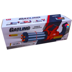 Gatling Soft Bullet Machine Gun Toy for Kids - Superior Performance - Ages 3+
