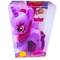 Magical Fantasy Pony Toy - Colorful Collectible Horse with Mane - Available in 6 Colors (each color sold separately)