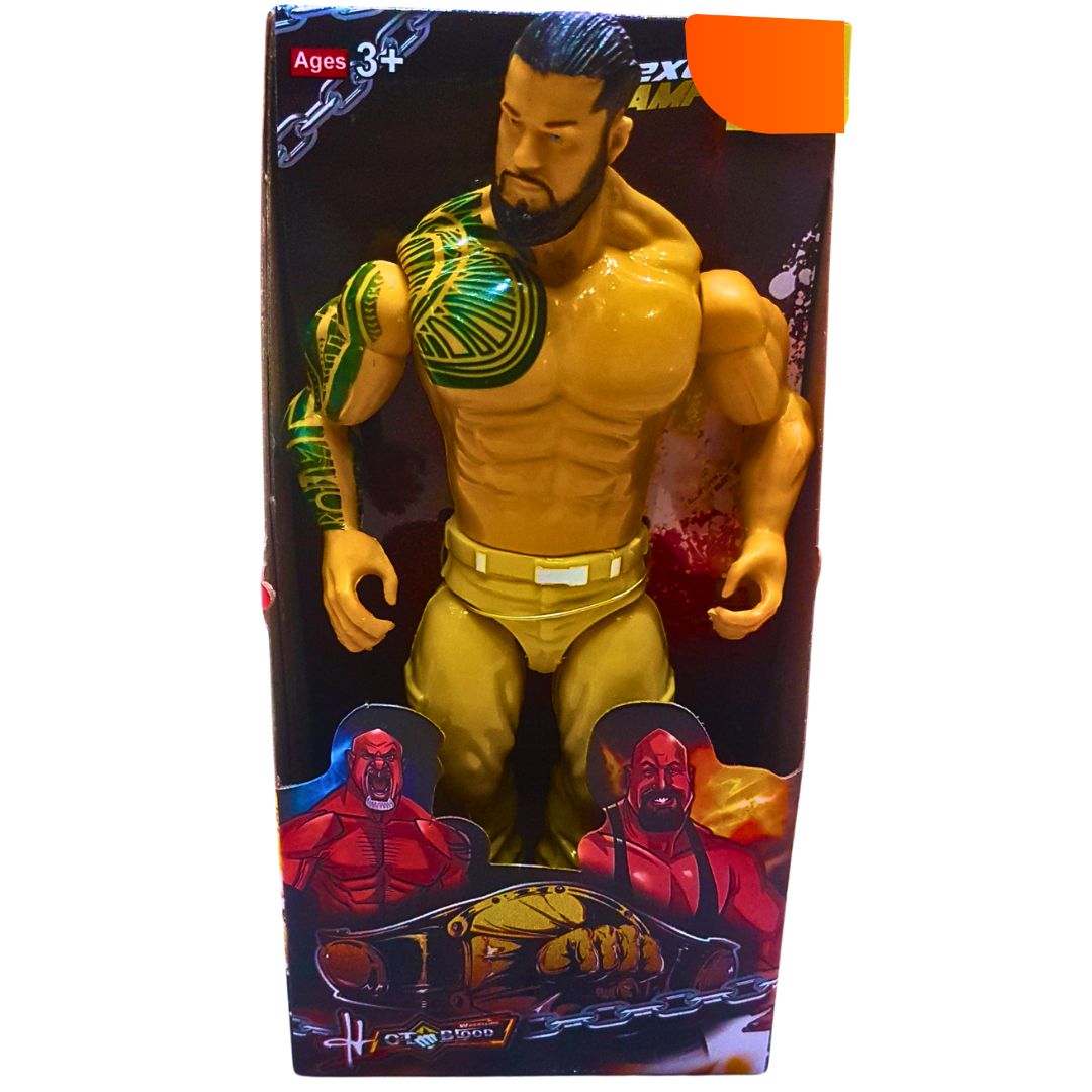 Wrestling Action Figure – Red Belt Champion (Ages 3+) each sold separately