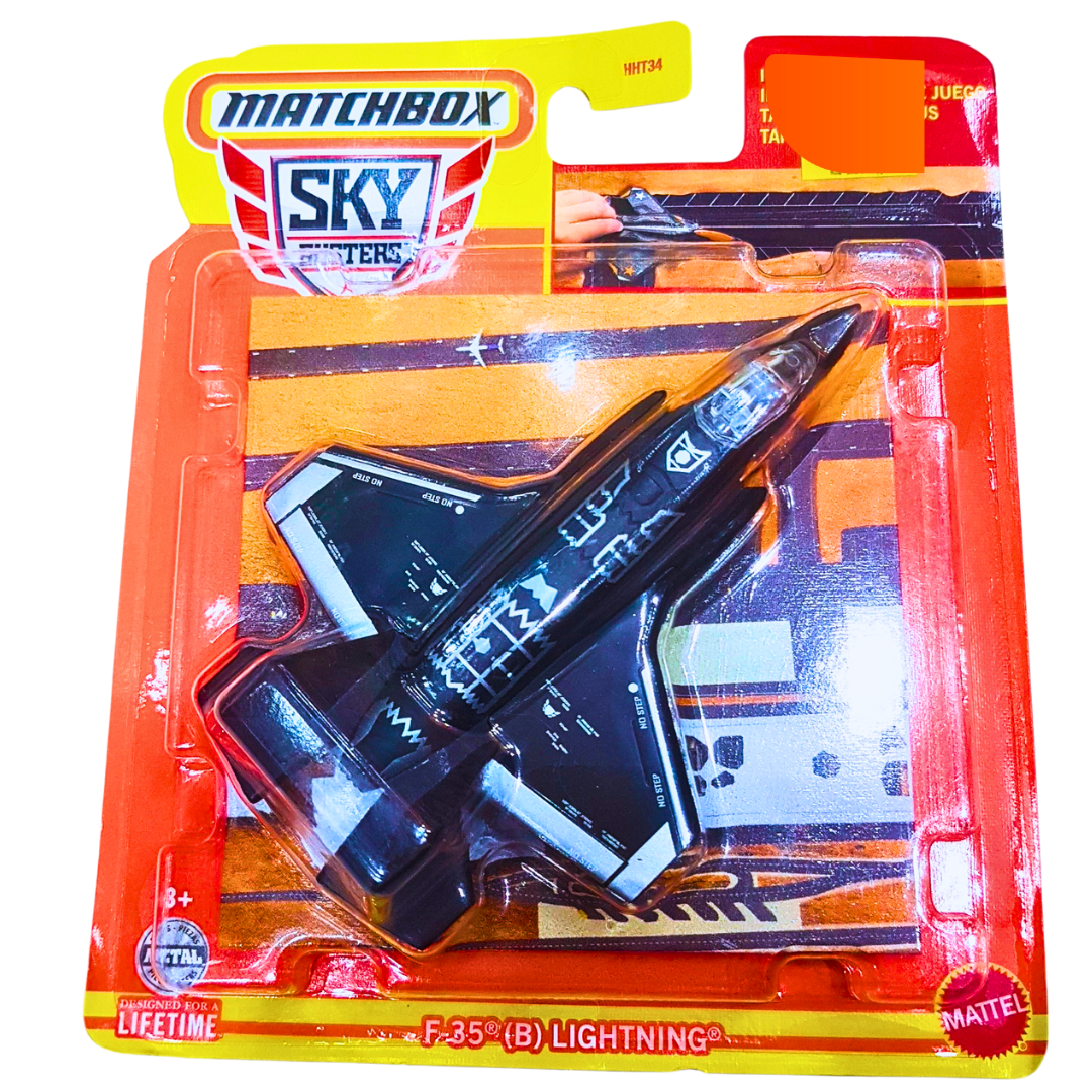 Matchbox Sky Busters F-35(B) Lightning Jet with Playmat (Ages 3+)