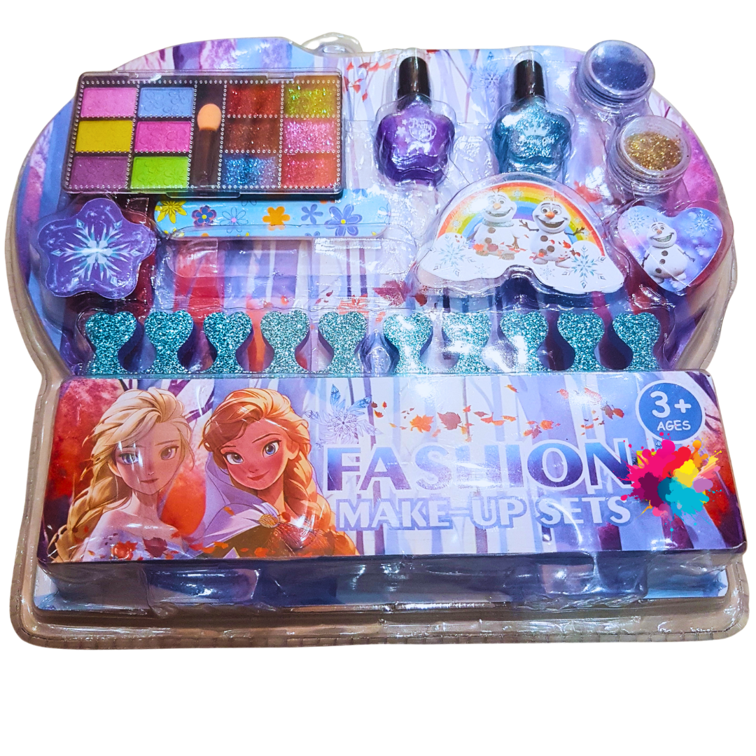 Frozen-Themed Fashion Make-Up Set for Kids | Pretend Play Cosmetics Kit | Ages 3+