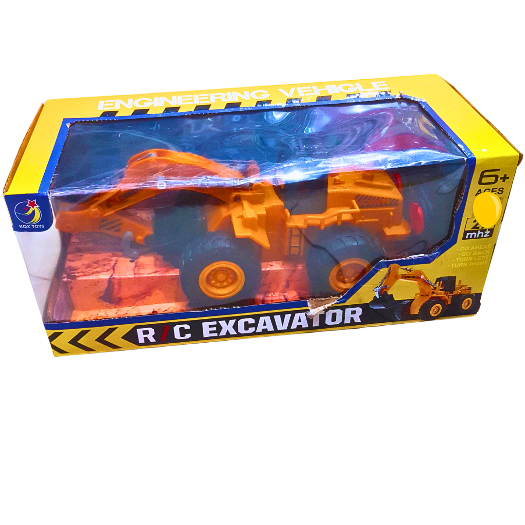 Remote Control Excavator Toy - Engineering Vehicle for Kids, 2.4 GHz R/C Construction Truck