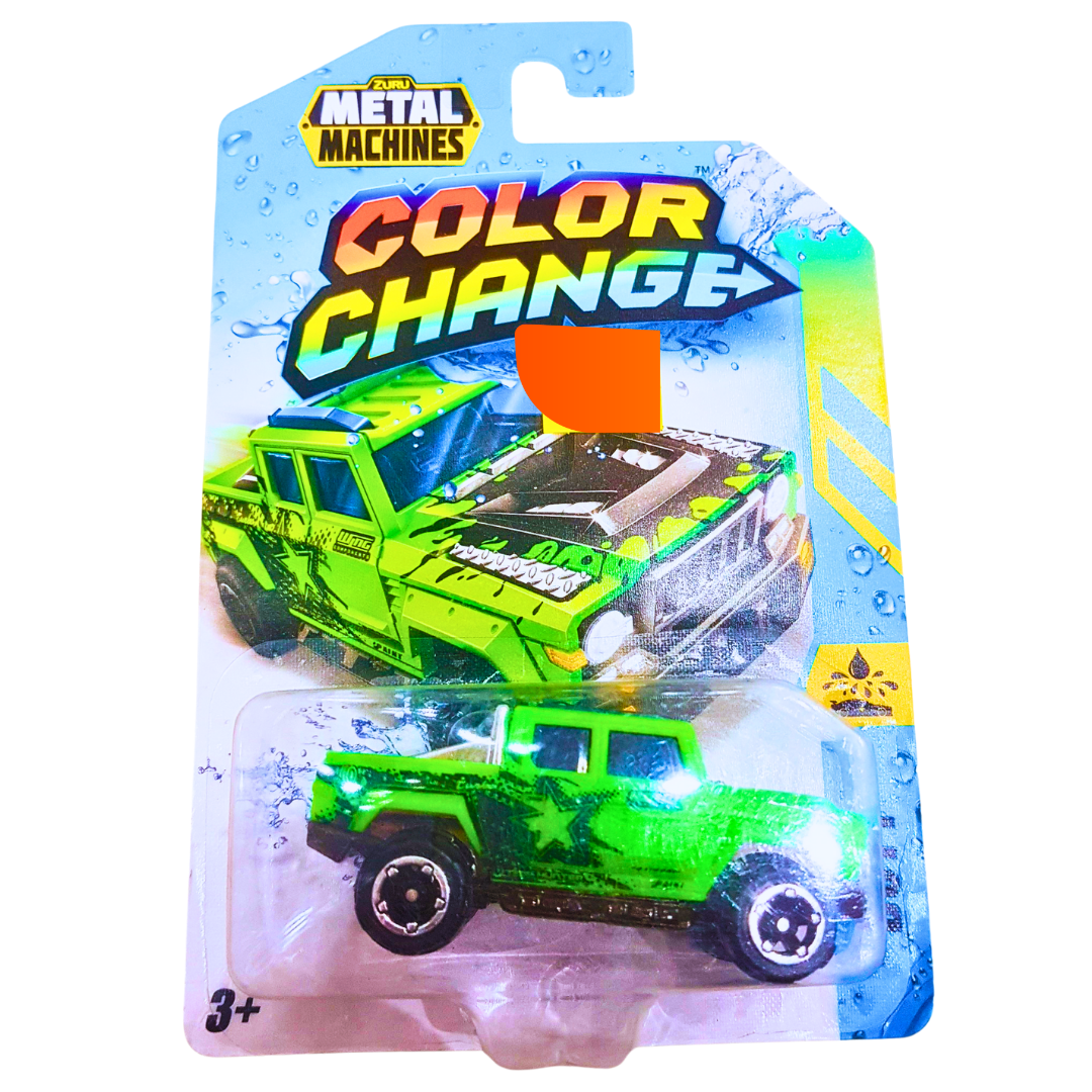 Zuru Metal Machines Jeep Color Change Toy Vehicle - Water-Activated Action for Kids (3+)