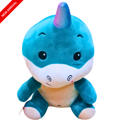 Blue Plush Unicorn Toy - Soft and Huggable Stuffed Animal for Kids (New Arrival)