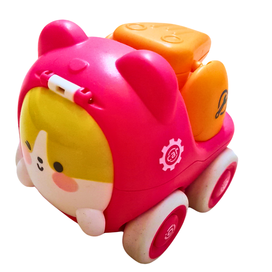 Cute Animal-Themed Mini Toy Cars with Functional Dump Bed – Educational and Fun! (Each Sold Separately)