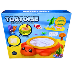 Tortoise Spin 'N Spiral Doodler – Motorized Drawing Fun with 6 Markers & Gear Tools | Creative Art Toy for Kids (Ages 3+)