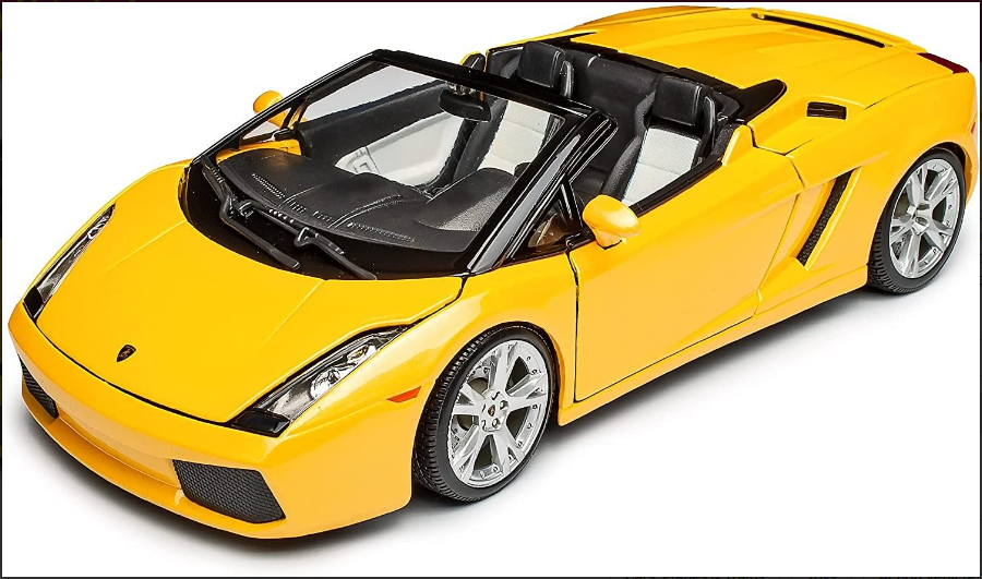 Bburago 1:18 Gold Lamborghini Gallardo Spyder