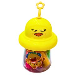 Yellow Duck Play Dough Set for Kids - Fun Modeling Clay with Cute Duck Container - Ideal for Ages 3+