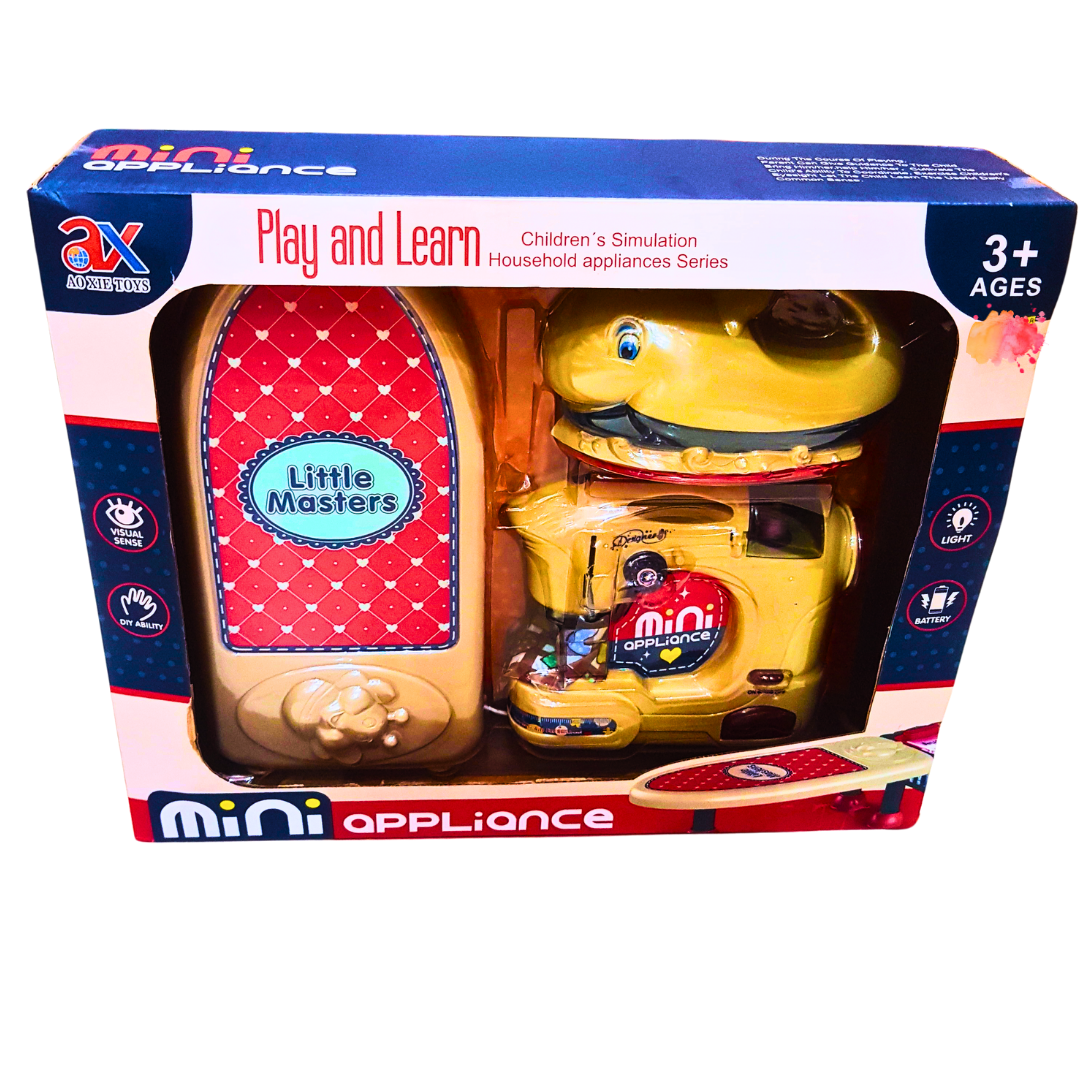 Little Masters Mini Appliance Playset - Pretend Play Household Appliances for Kids Ages 3+