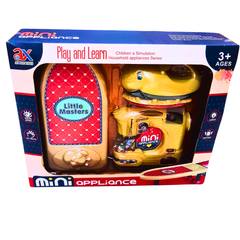 Little Masters Mini Appliance Playset - Pretend Play Household Appliances for Kids Ages 3+