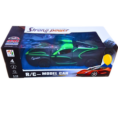 R/C Model Sports Car - 1:10 Scale High-Speed Remote Control Car with LED Lights (Ages 4+)